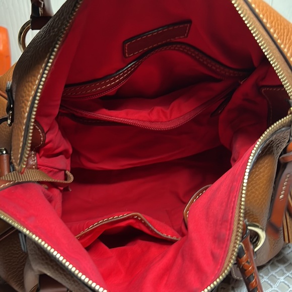 Gently used brown leather Dooney and Bourke purse - Picture 7 of 7